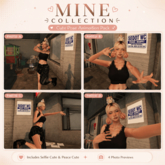 Mine Collection - Cute Selfie & Peace Pose Animation