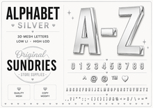 sundries - Alphabet Silver [HUD/wear]