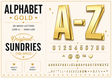 sundries - Alphabet Gold [HUD/wear]