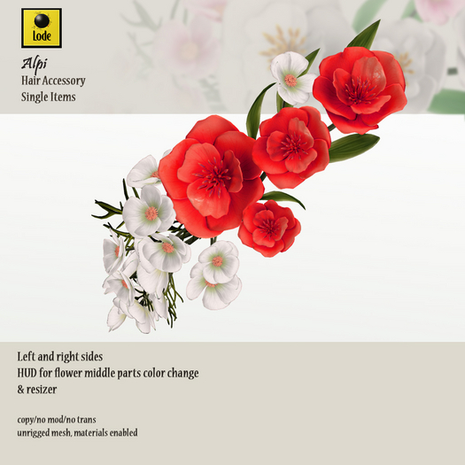 *LODE* Hair Accessory - Alpi [August]
