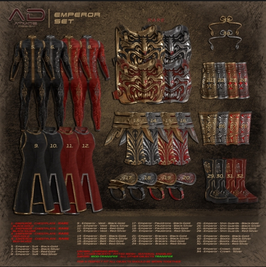 02 [AD] - RARE - Emperor - CHESTPLATE - BS - LEGACY