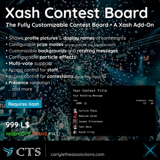 (CTS) Xash Contest Board v1.0.0