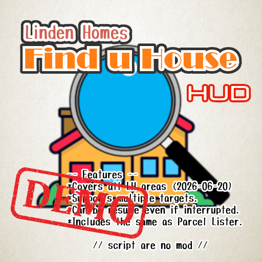 LH Find u House HUD (DEMO)