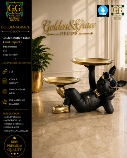 Golden Butler Table