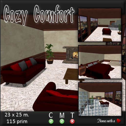 Cozy Comfort, Homes with a Heart