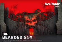 Hell Door Backdrop - The Bearded Guy