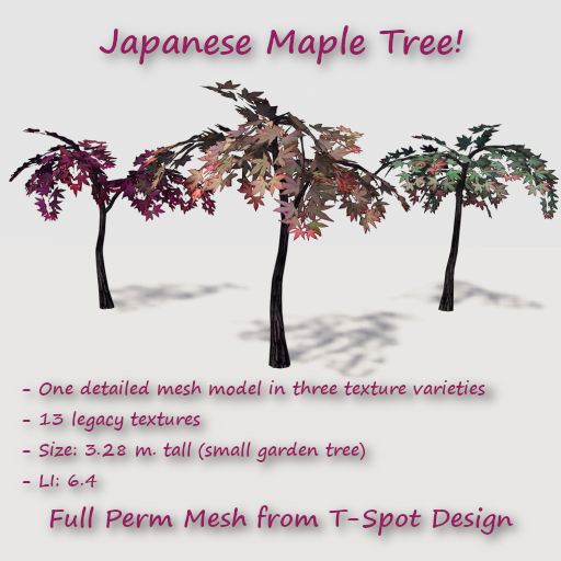 T-Spot Mesh - Japanese Maple Tree - FP - LI=6.4