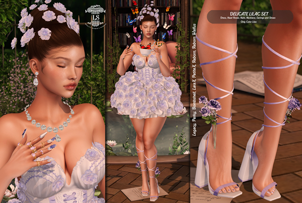 [LS] DELICATE LILAC SET