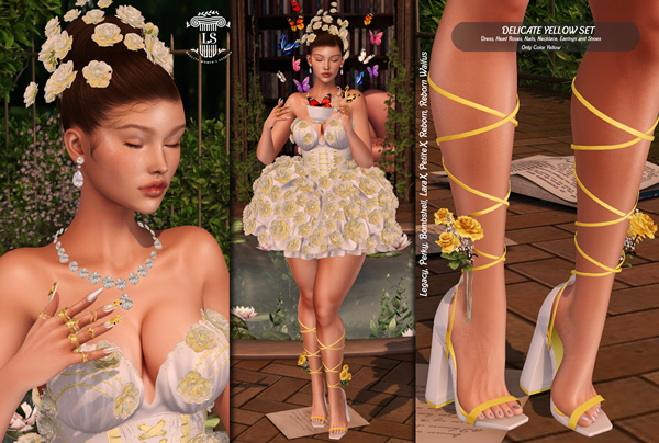 [LS] DELICATE YELLOW SET