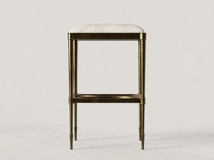 Nutmeg. Riviera Club Backless Bar Stool / add me