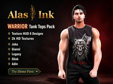 ALAS INK - Warrior - Men's Tank Tops Pack