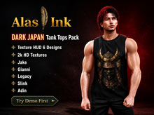 ALAS INK - Dark Japan - Men's Tank Tops Pack