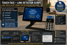 Touch Face + Link Detector Script