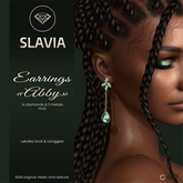 Slavia - ABBY Earrings - Lelutka EvoX & Unrigged