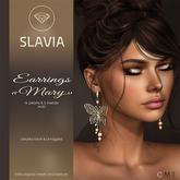Slavia - MARY Earrings - Lelutka EvoX & Unrigged