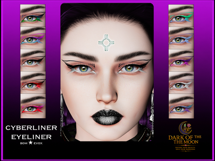 D&M  Face Addon BOM - Cyberliner Eyeliners Evox