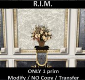 Macetero cobre con rosas / Copper pot with roses