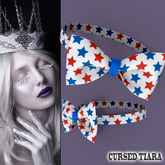 Independence Day Bow Collar