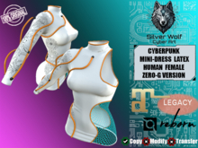 SW - Cyberpunk Mini-dress Latex Net Female Zero-G(Box)