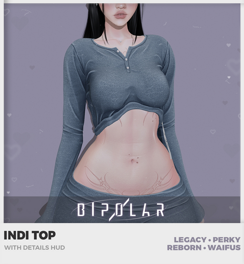 Bipolar - Indi Top - Sea Graphite