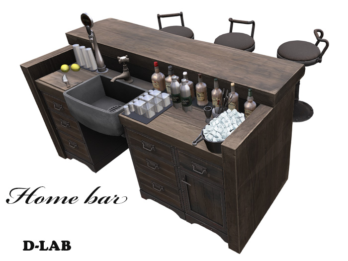 D-LAB Home bar counter & stool