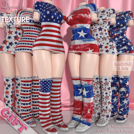 *GIFT* Dynasty TEXTURE - BROOKE 4 July