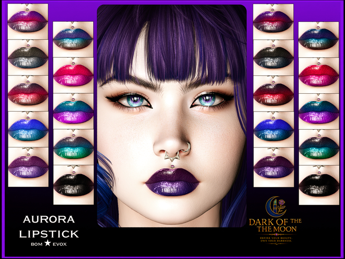 D&M  Lipstick BOM - Aurora Lips Evox