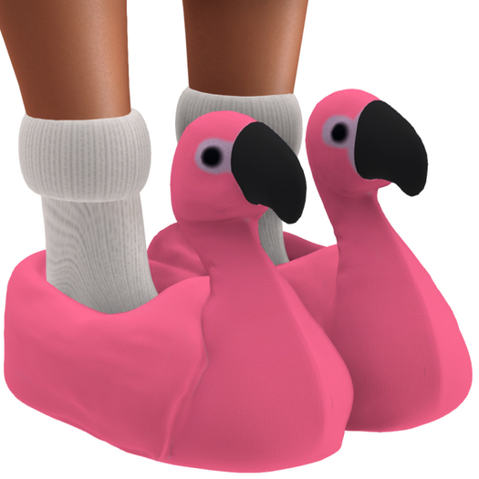 Pink Flamingo Slippers (Boxed)
