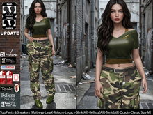 [NF] - Female Outfit - [Carla]Apple - Female Clothes - Cargo Outfit-UPDATE