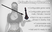 K-Genie Lamp wearable animated