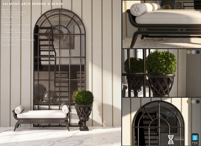 Valmont Bench  SET PBR PG Only [Erfe design] PACK