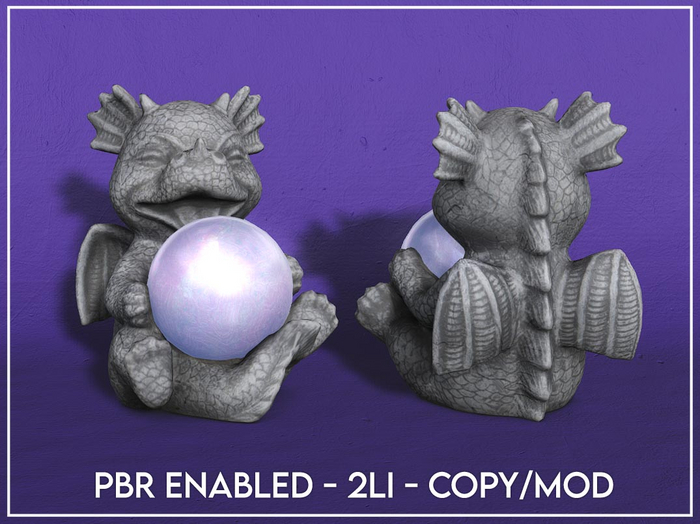 Magic Ball Dragon Statue