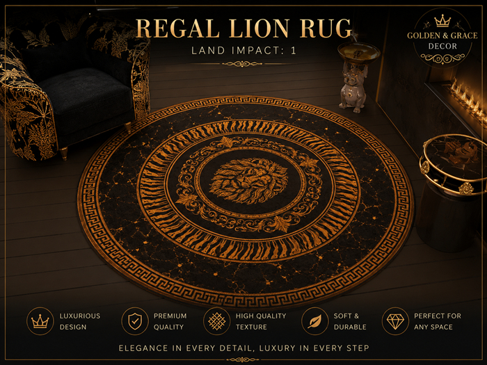 Regal Lion Rug