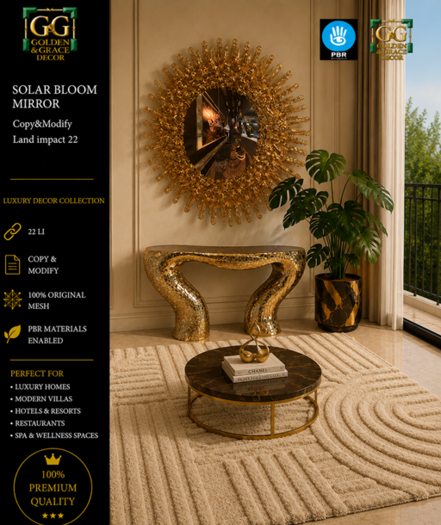 Solar Bloom Mirror