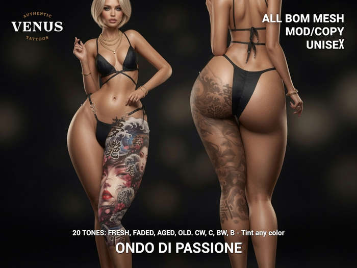 LEG TATTOO