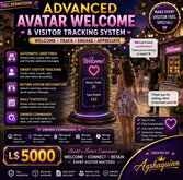 Advanced Avatar Welcome & Visitor Tracking System