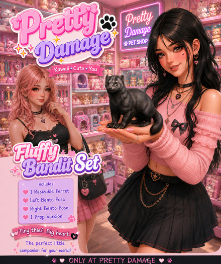 Fluffy Bandit Set