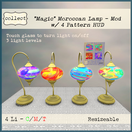 Magic Moroccan Lamp - Mod - { collect }