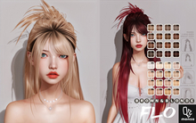 [monso] Flo Hair /Brown & Blonde
