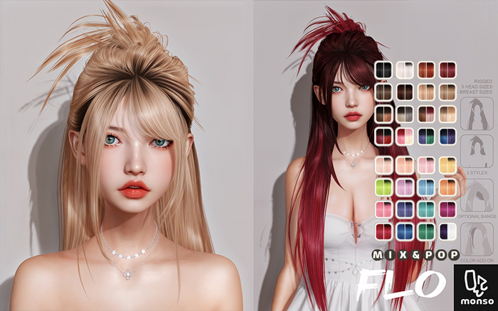[monso] Flo Hair /Mix & Pop