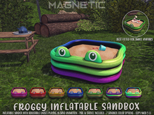 Magnetic - Froggy Inflatable Sandbox