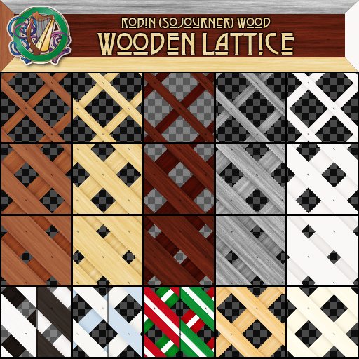 R(S)W Textures - Wooden Lattice
