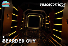 Space Corridor FATPACK Backdrop - The Bearded Guy - LAZY SUNDAY