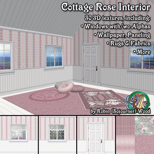 R(S)W Textures - Wheel Cottage Rose Interior