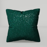 Pomegranate - Sparkle Pillow - Sea Green