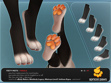 Feety Peets - Furry Paws (Female)