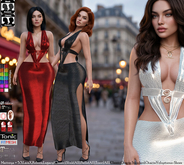 [NF] - Female Outfit - [Leather Glamm Donatella]HUD