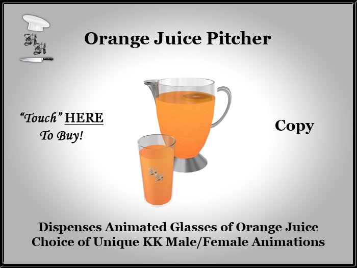 KK - Orange Juice Dispensing Pitcher 