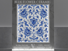 Vitier - Blue Flower Ceramic (Copy/Mod)