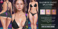 Izzie's - Rainbow Paint Splatters (Face & Body)